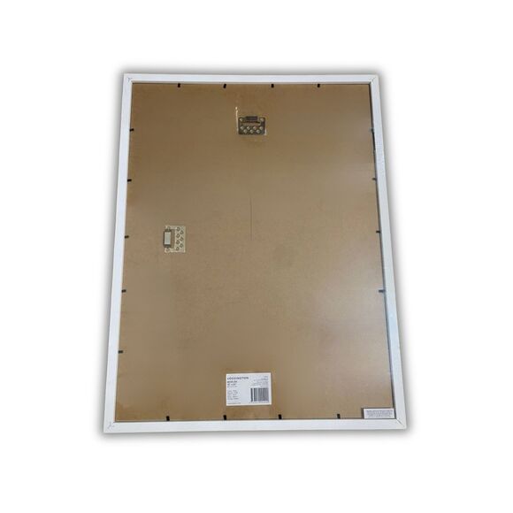 18x24 White Picture Frame – Beveled Modern Design – Wall Mount Photo or Art Disp - Picture 5 of 9